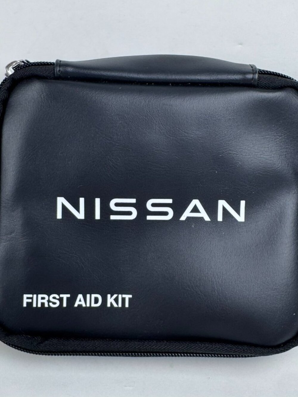 OEM Nissan Infiniti First Aid Kit Empty Zippered Case Pouch Black 7" x 6" Travel